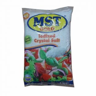 MST Gold Iodized Crystal Salt 1kg pack
